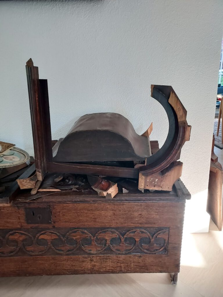Alles lag los.